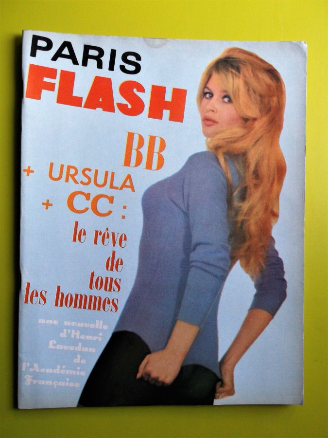 PARIS FLASH magazine side cover Issue 6 May 1966