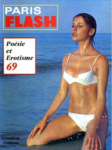 PARIS FLASH magazine side cover Issue 13 September 1966
