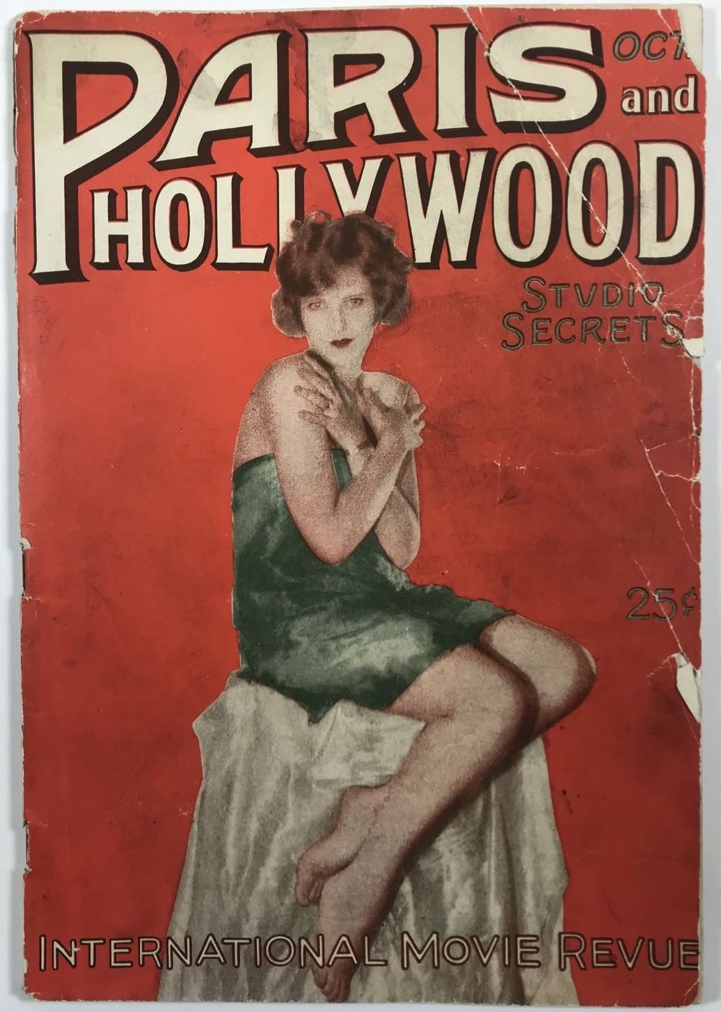 PARIS AND HOLLYWOOD magazine side cover  October 1926