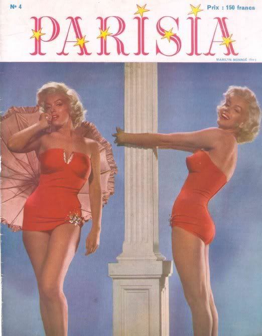 PARISIA magazine side cover Issue 4  1954