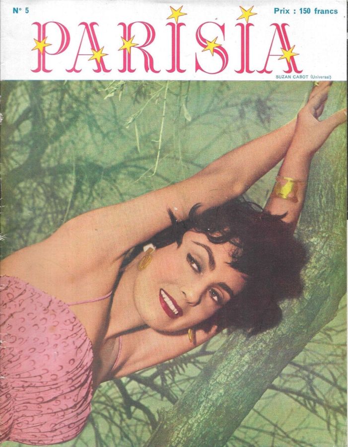 PARISIA magazine side cover Issue 5   1954