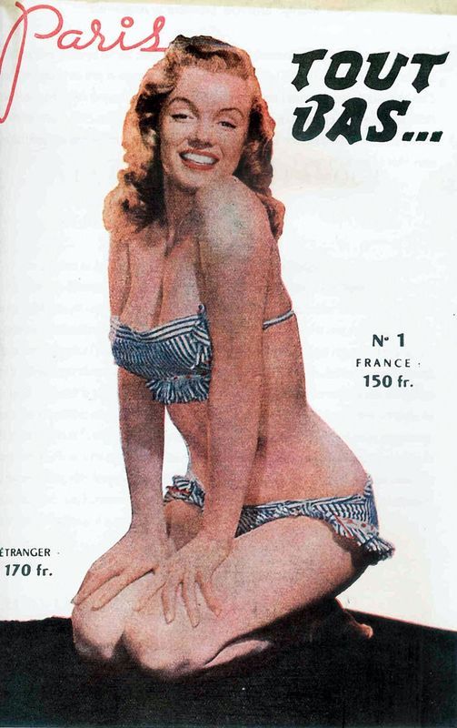 PARIS TOUT BAS magazine side cover Issue 1  1950