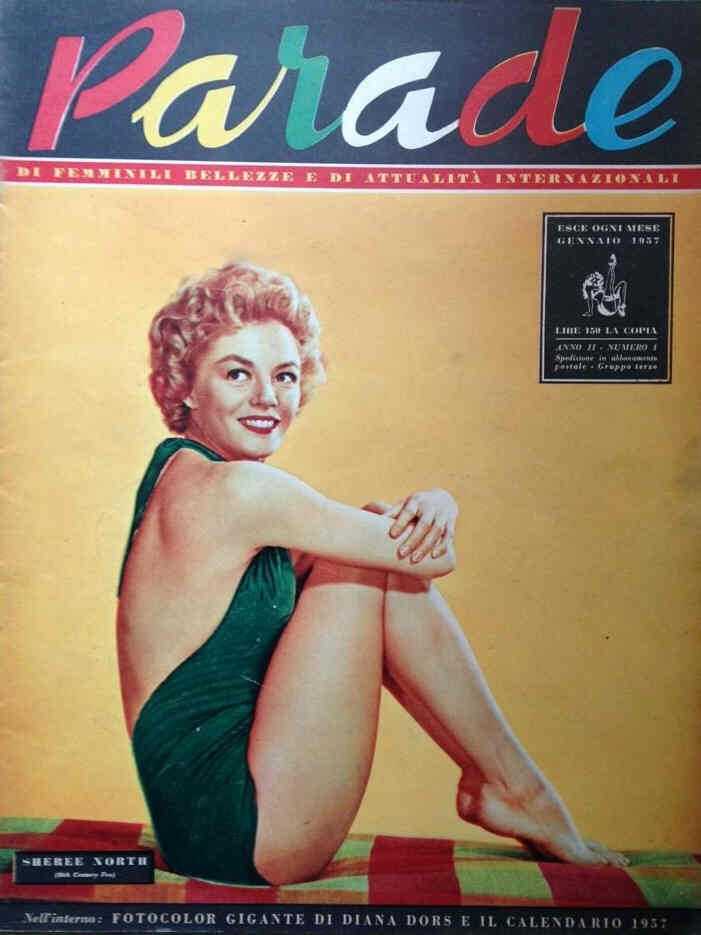 PARADE magazine side cover January 1957