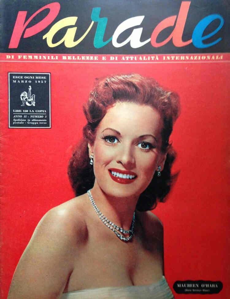 PARADE magazine side cover March 1957