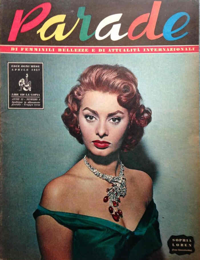 PARADE magazine side cover April 1957
