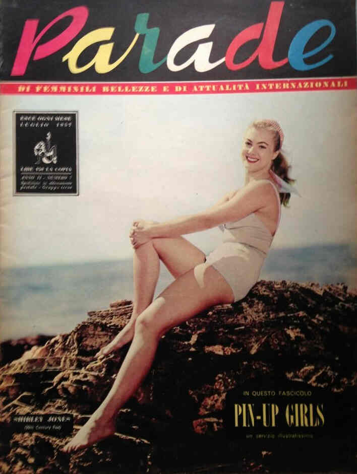 PARADE magazine side cover July 1957