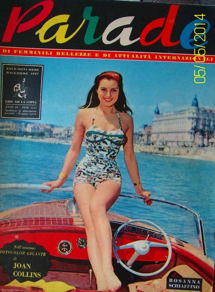 PARADE magazine side cover December 1957