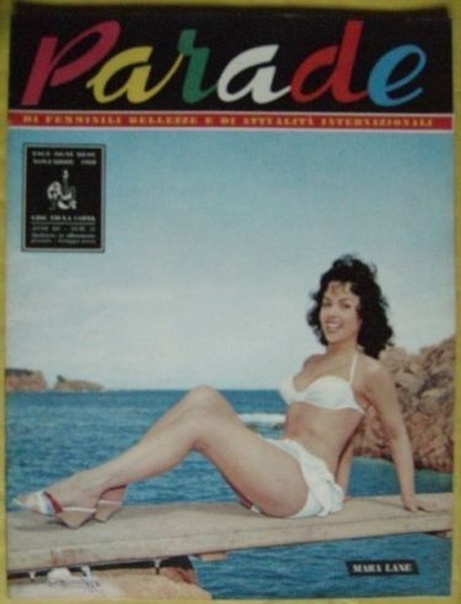 PARADE magazine side cover November 1958
