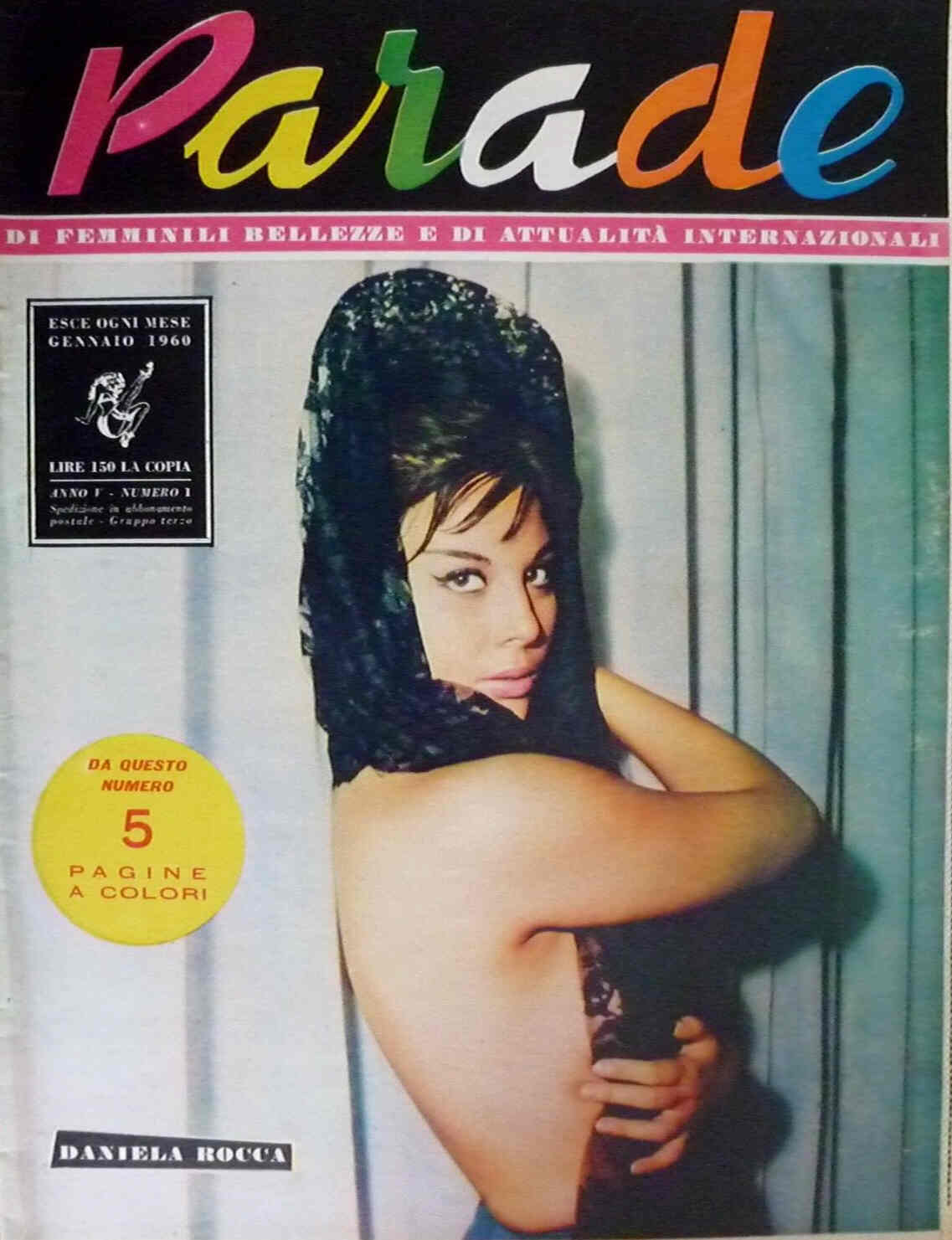 PARADE magazine side cover January 1960