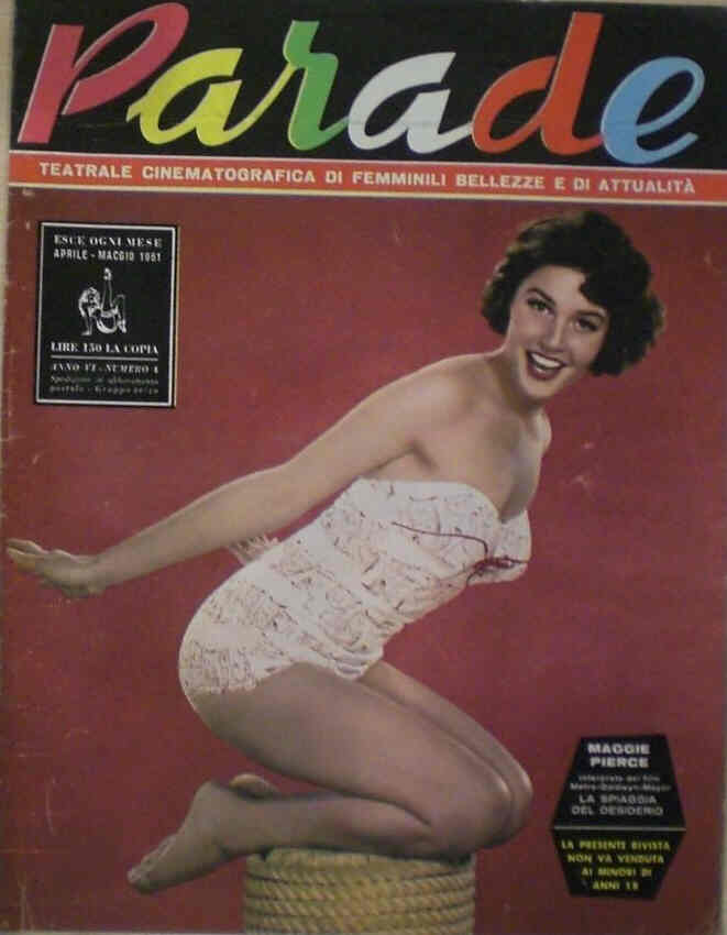 PARADE magazine side cover April/May 1961