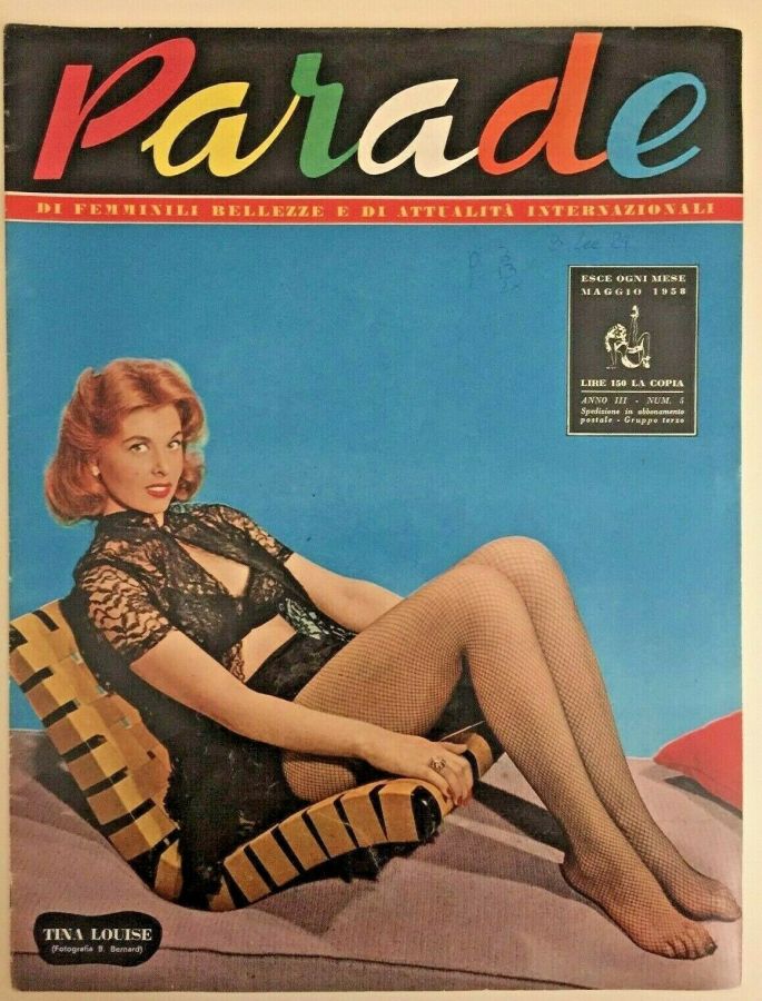 PARADE magazine side cover  May 1958