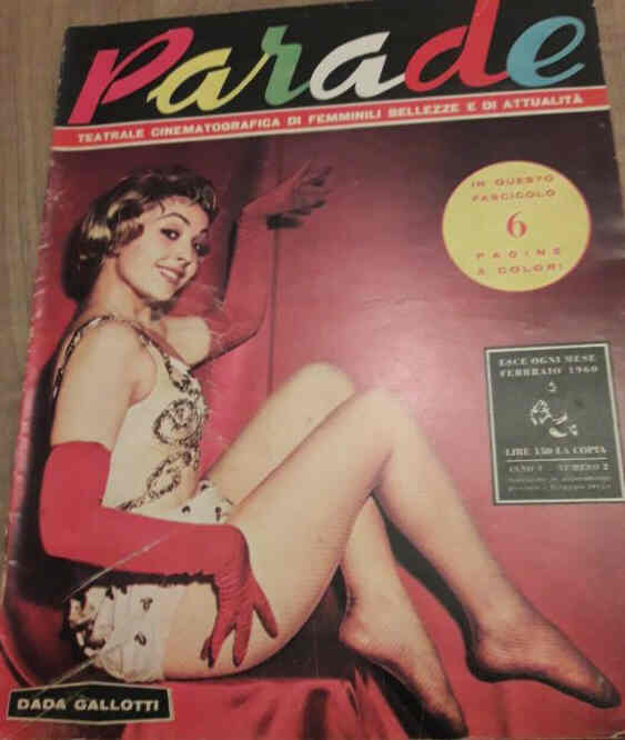 PARADE magazine side cover  February 1960