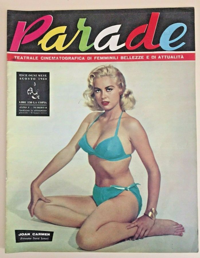 PARADE magazine side cover  August 1960