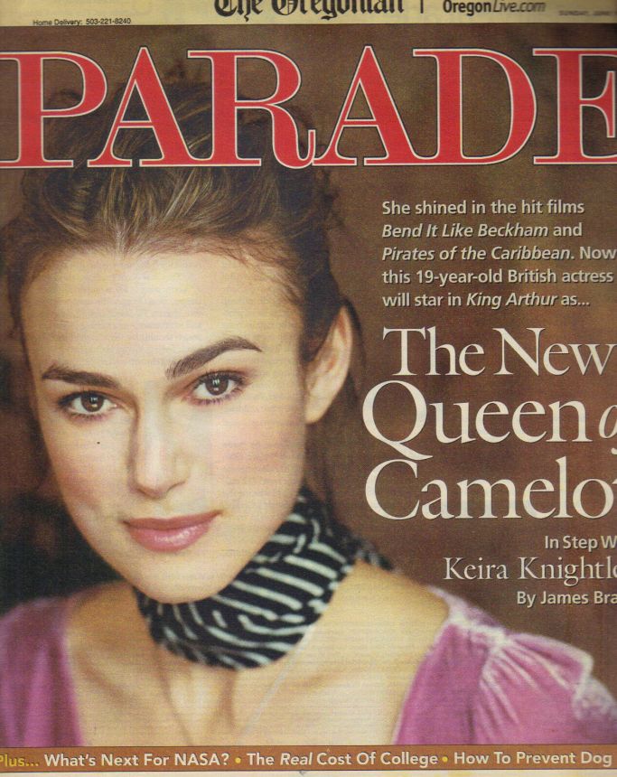 PARADE (USA) magazine side cover 13 June 2004