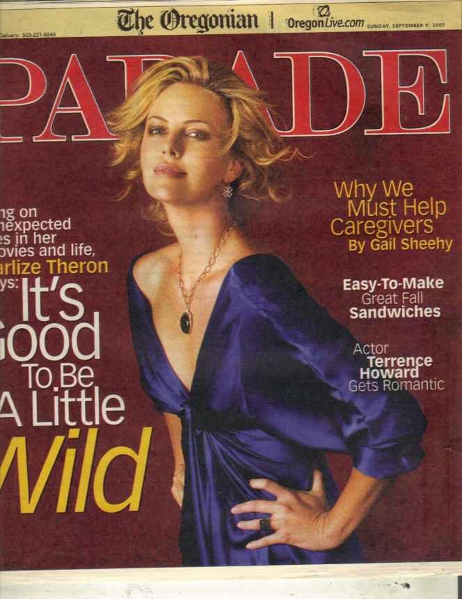 PARADE (USA) magazine side cover 9 September 2007