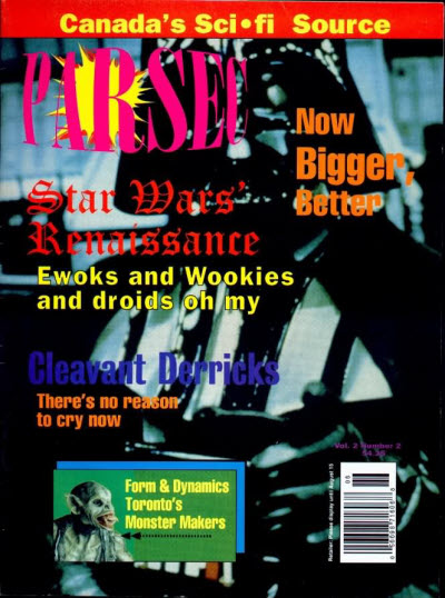 PARSEC magazine side cover  Vol 2 No  2 Summer 1997