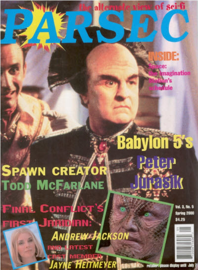 PARSEC magazine side cover  Vol 3 No  5 Spring 2000