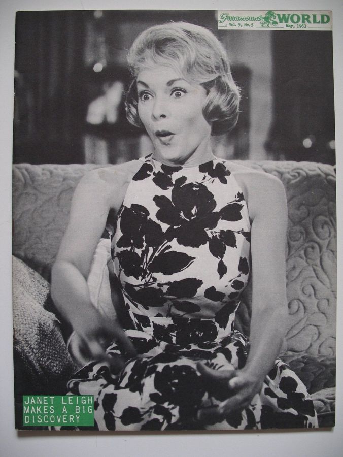PARAMOUNT WORLD magazine side cover  May 1963