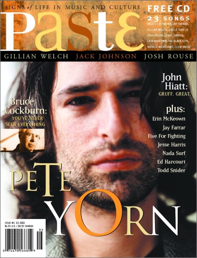 PASTE magazine side cover Issue 5 March 2003