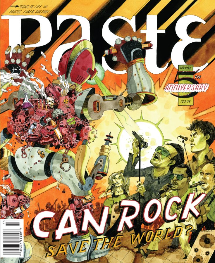PASTE magazine side cover Issue 33 July 2007