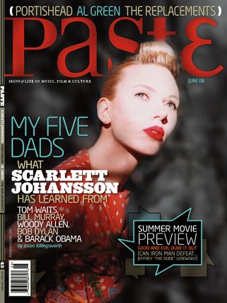 PASTE magazine side cover Issue 43 June 2008