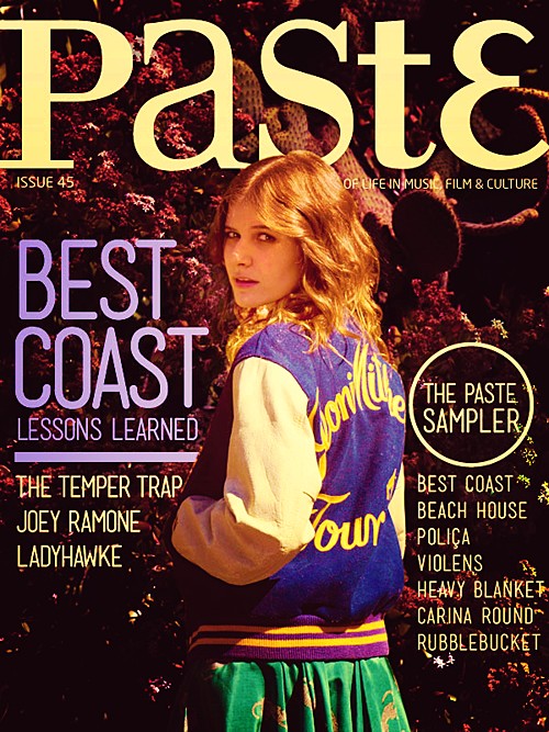 PASTE magazine side cover Issue 45 August 2008