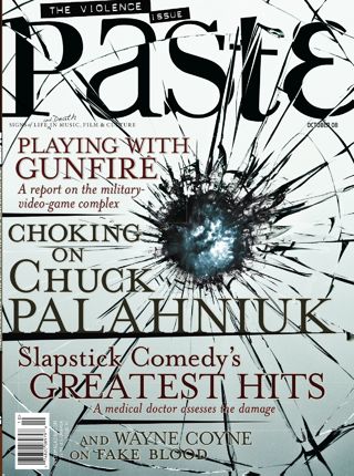 PASTE magazine side cover Issue 47 October 2008