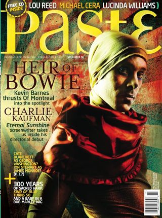 PASTE magazine side cover Issue 48 November 2008