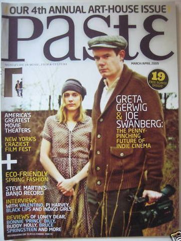 PASTE magazine side cover March/April 2009