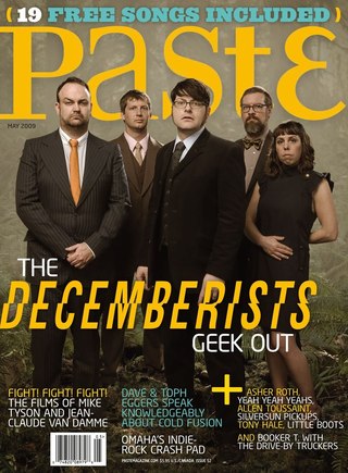 PASTE magazine side cover Issue 53 May 2009