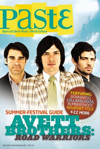 PASTE magazine side cover Issue 54 June 2009
