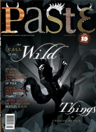 PASTE magazine side cover Issue 57 September 2009