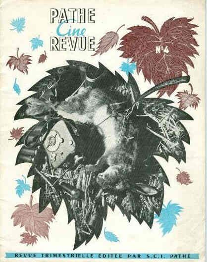 PATHE CINE REVUE magazine side cover Issue ?  1953