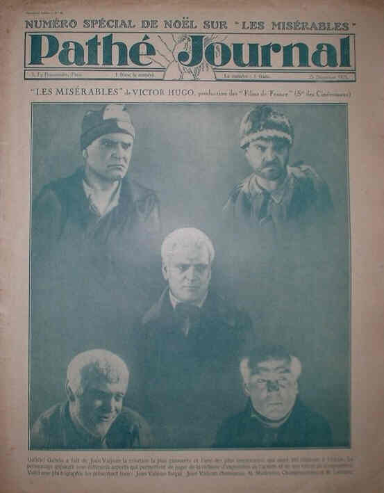 PATHE JOURNAL magazine side cover Issue 43 25 December 1925