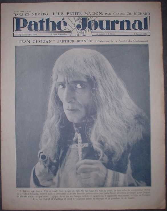 PATHE JOURNAL magazine side cover Issue 45 8 January 1926