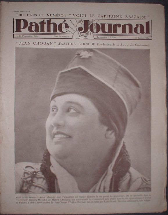 PATHE JOURNAL magazine side cover Issue 46 15 January 1926
