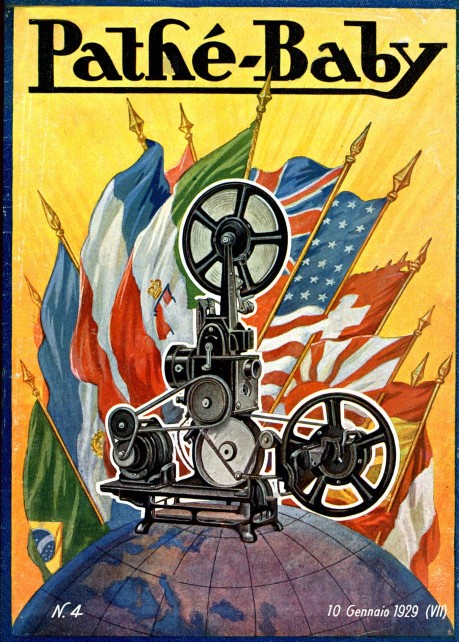 PATHE BABY magazine side cover Issue 4 10 January 1929
