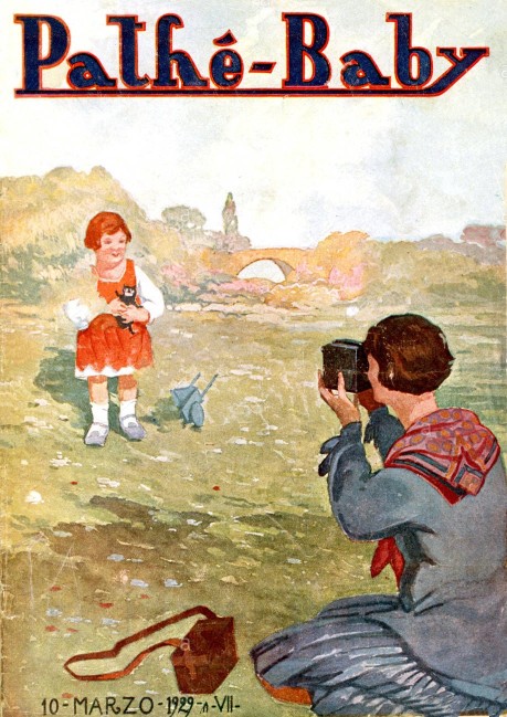 PATHE BABY magazine side cover Issue 10  March 1929
