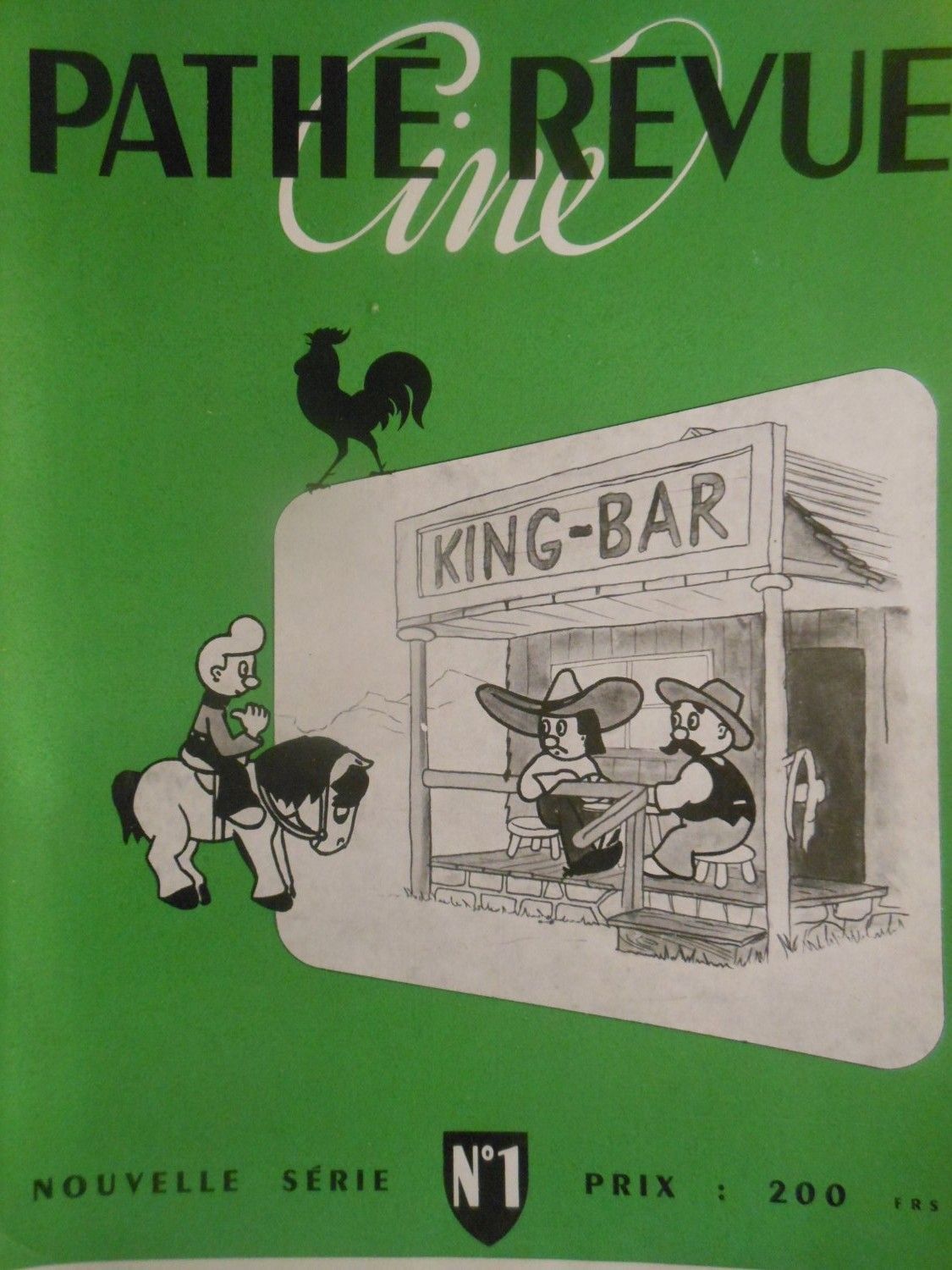 PATHE CINE REVUE magazine side cover Issue 1   