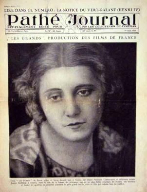 PATHE JOURNAL magazine side cover Issue ?   