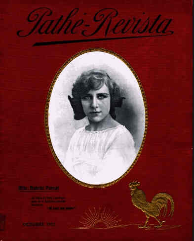 PATHE-REVISTA magazine side cover October 1917