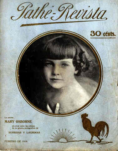 PATHE-REVISTA magazine side cover February 1919