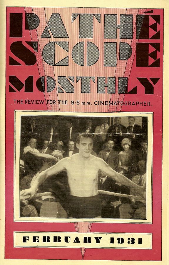 PATHESCOPE MONTHLY magazine side cover February 1931
