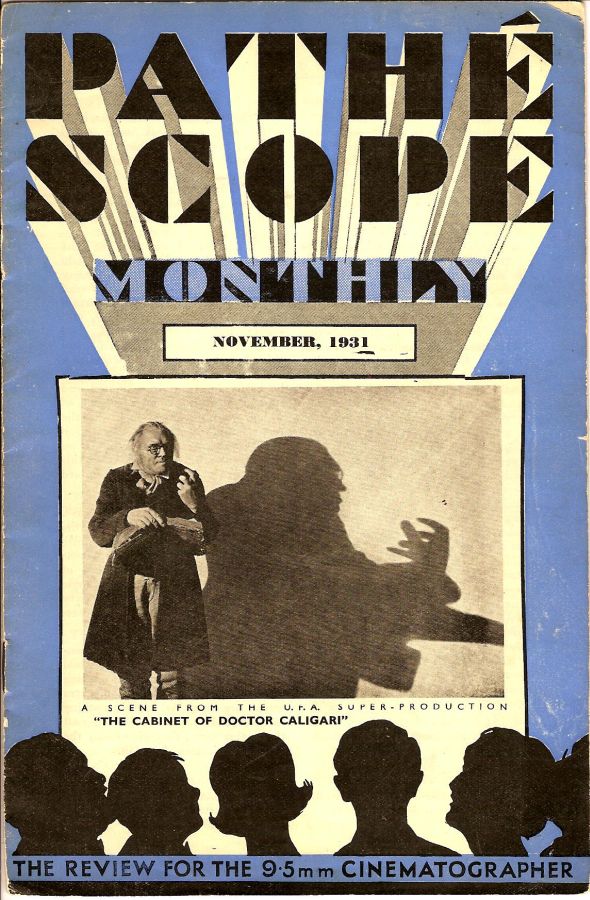 PATHESCOPE MONTHLY magazine side cover November 1931