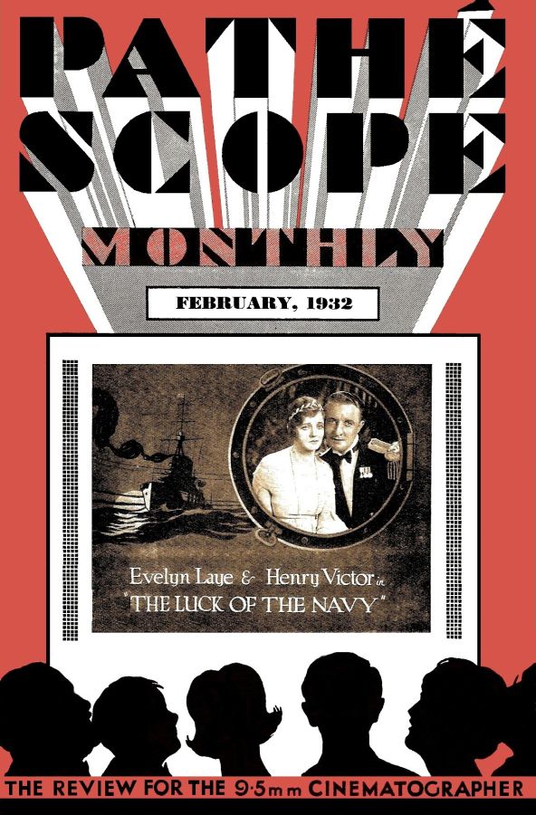 PATHESCOPE MONTHLY magazine side cover February 1932