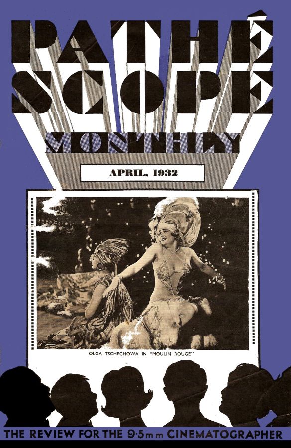 PATHESCOPE MONTHLY magazine side cover April 1932