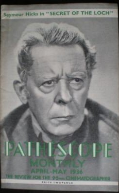 PATHESCOPE MONTHLY magazine side cover  May 1936