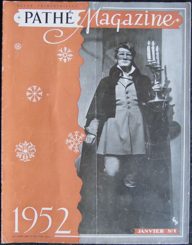 PATHE MAGAZINE magazine side cover Issue 1   1952