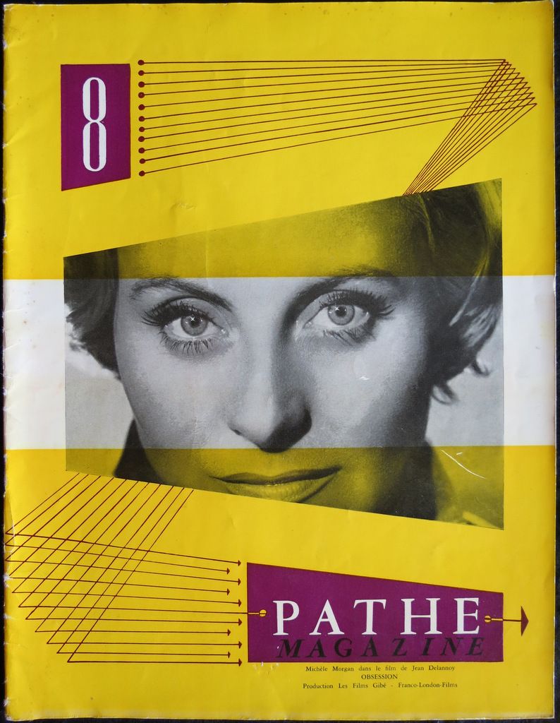 PATHE MAGAZINE magazine side cover Issue 8   1954