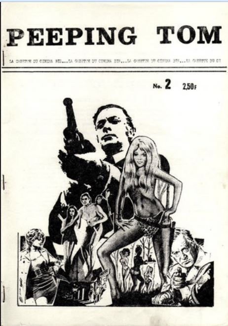 PEEPING TOM (70s) magazine side cover Issue 2 December 1971